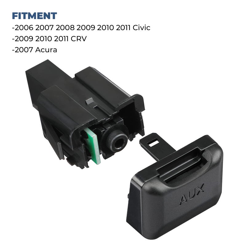 ISSYAUTO Aux Port Replacement Compatible with 2006-2011 Civic, Auxiliary Input Adapter Audio Input Jack, Auxiliary Port Jack Adapter Replacement Fit for 2009-2011 CRV - Image 4